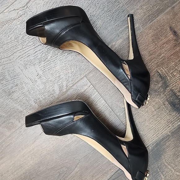 Michael Kors Peep Toe Heels sz 8 - Picture 7 of 9
